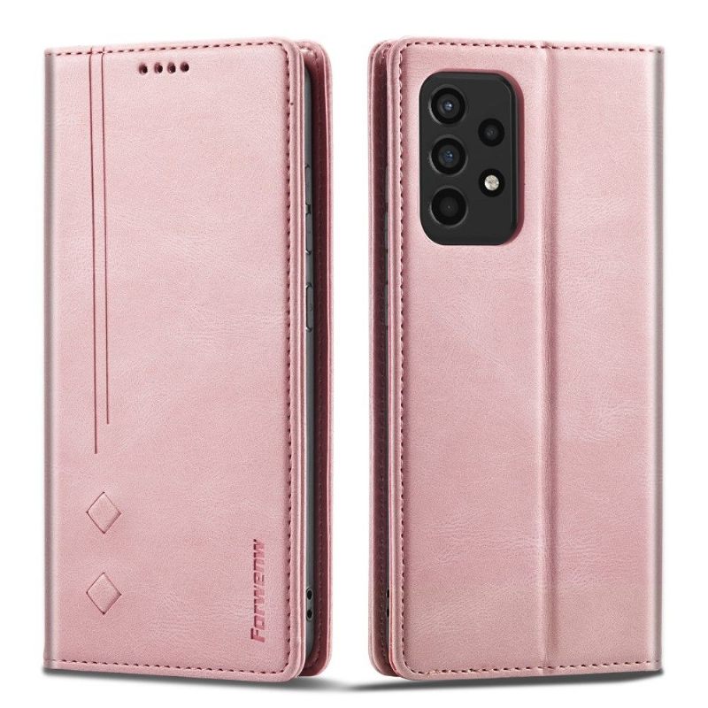 Leren Hoesje voor Samsung Galaxy A52 5G / A52 4G / A52s 5G Bescherming Forwenw F2-serie