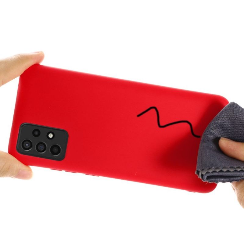 Telefoonhoesje voor Samsung Galaxy A52 5G / A52 4G / A52s 5G Bescherming Puro Vloeibare Siliconen