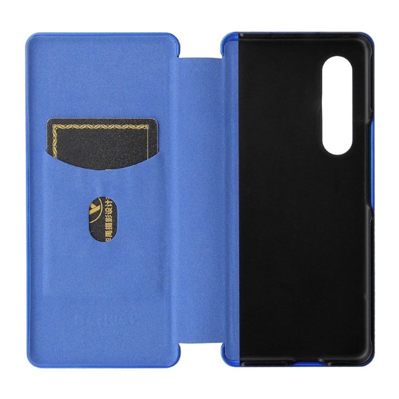 Folio-hoesje voor Poco M3 Pro 5G Kunstleer Van Koolstofvezel