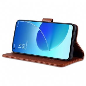 Leren Hoesje voor Poco M3 Pro 5G Bescherming Azns Kunstleer