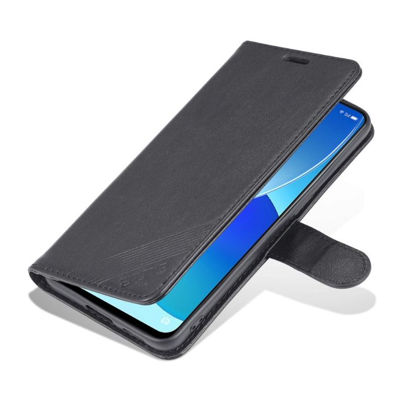Leren Hoesje voor Poco M3 Pro 5G Bescherming Azns Kunstleer