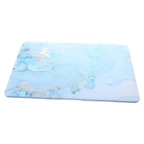 Macbook Air 13 Inch - Shell Met Lichtblauw Marmerpatroon