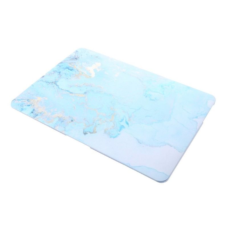 Macbook Air 13 Inch - Shell Met Lichtblauw Marmerpatroon