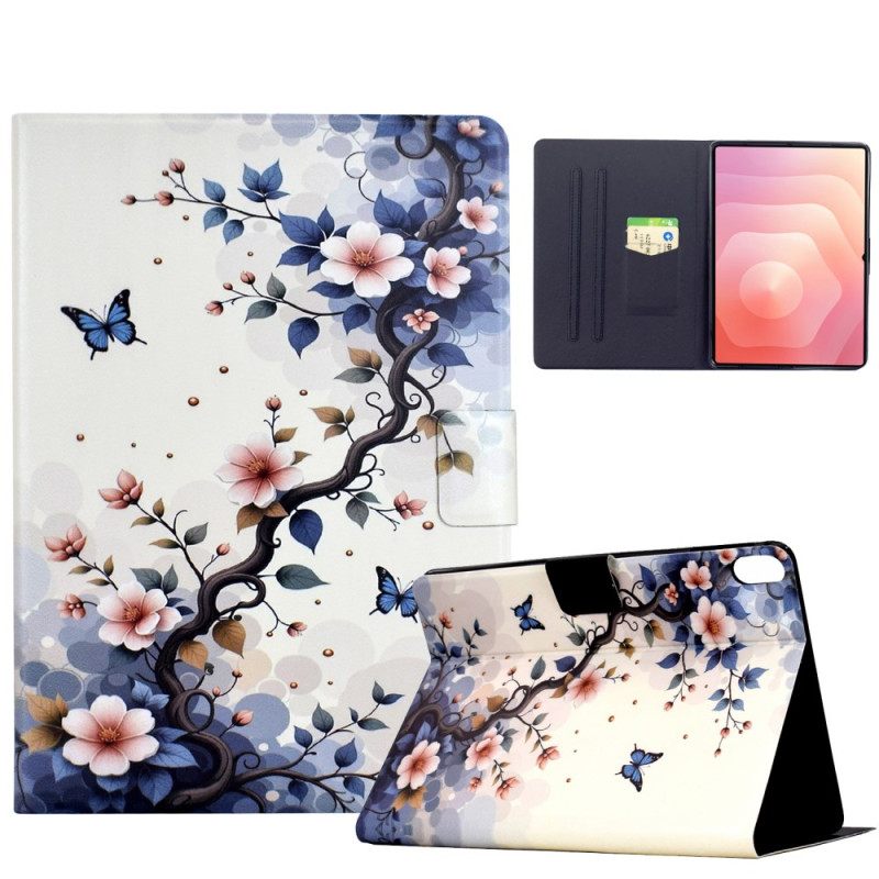 Bescherming Hoesje Samsung Galaxy Tab S11 Bloemen En Vlinders
