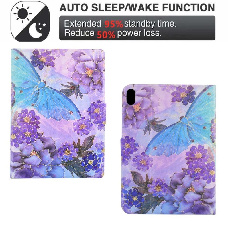 Bescherming Hoesje Samsung Galaxy Tab S11 Pioenrozen En Vlinders