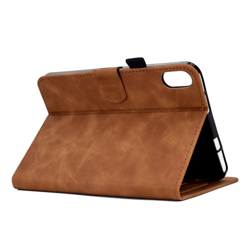 Bescherming Hoesje Samsung Galaxy Tab S11 Suède Bloem- En Vlindereffect