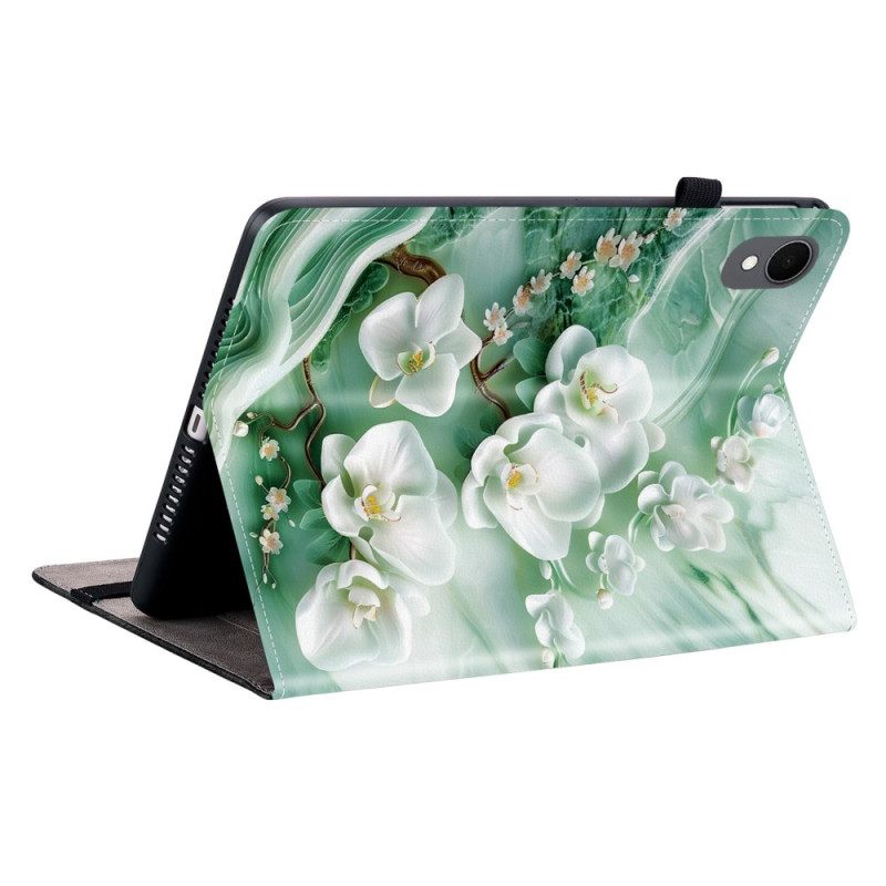 Cover Samsung Galaxy Tab S11 Jadebloemen Bescherming Hoesje