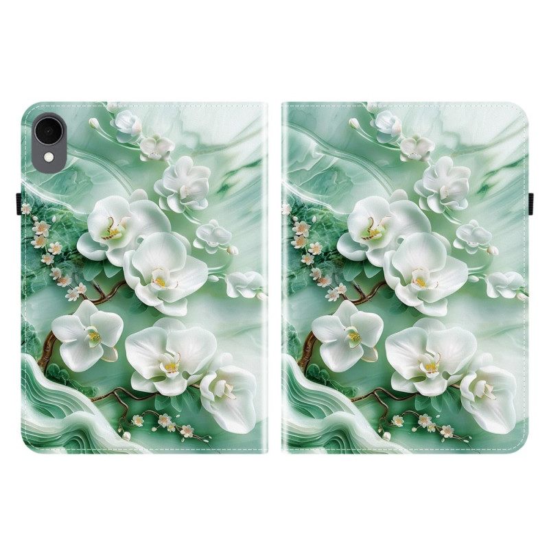 Cover Samsung Galaxy Tab S11 Jadebloemen Bescherming Hoesje