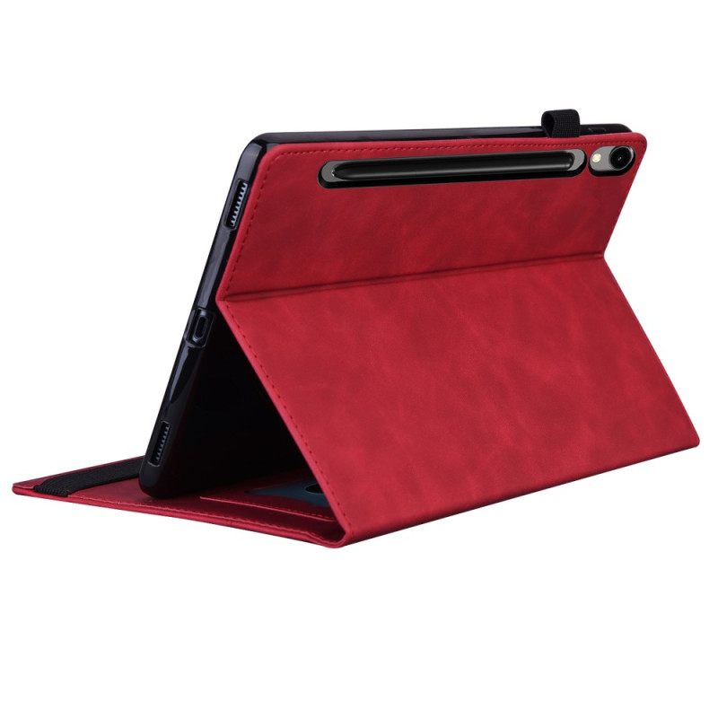 Cover Samsung Galaxy Tab S11 Stylushouder En Voorvak Bescherming Hoesje