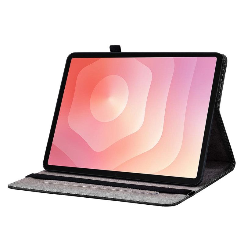 Cover Samsung Galaxy Tab S11 Vlinders En Gouden Rozen