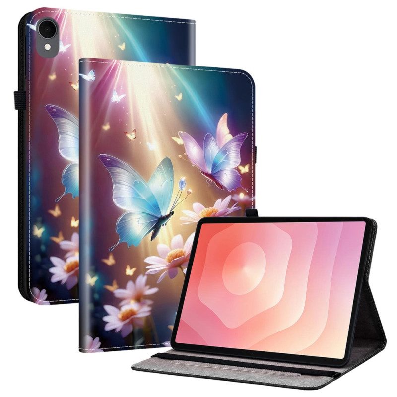 Cover Voor Samsung Galaxy Tab S11 Vlinders In Het Licht