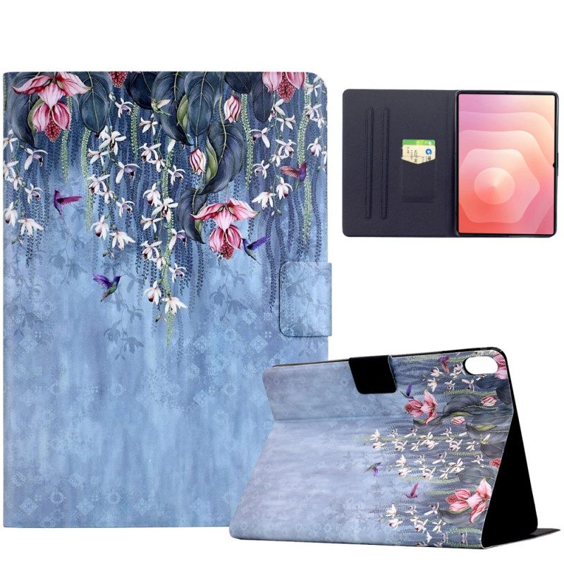 Folio-hoesje Samsung Galaxy Tab S11 Bloemenregen
