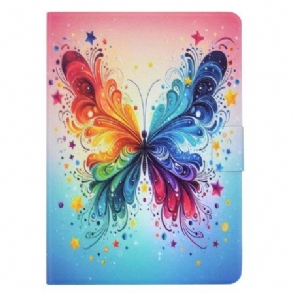 Folio-hoesje Samsung Galaxy Tab S11 Telefoonhoesje Aquarel Vlinder