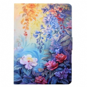 Folio-hoesje Samsung Galaxy Tab S11 Telefoonhoesje Bloemenschilderij