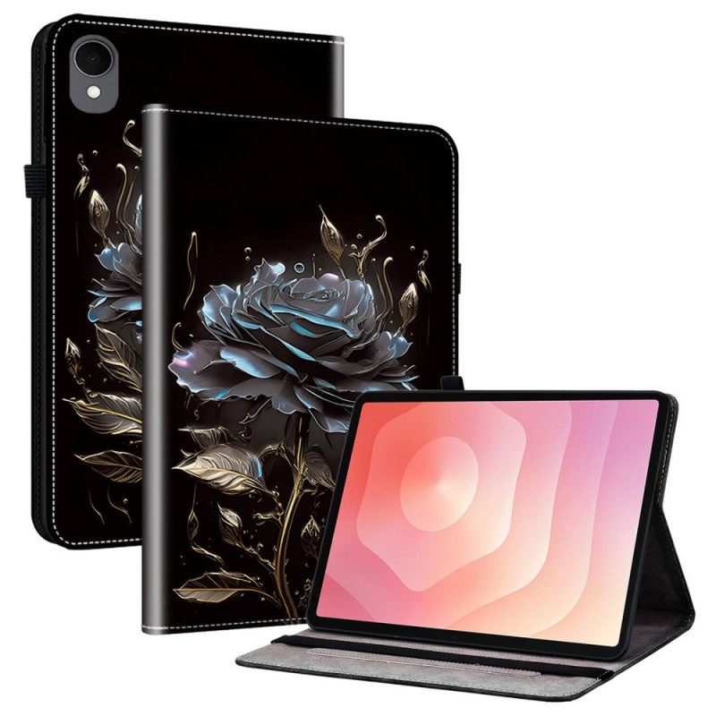 Hoesje Case Samsung Galaxy Tab S11 Zwarte Roos