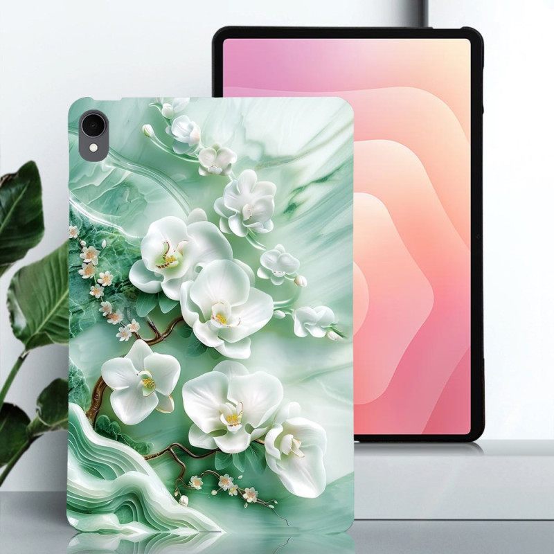 Hoesje Samsung Galaxy Tab S11 Jadebloemen