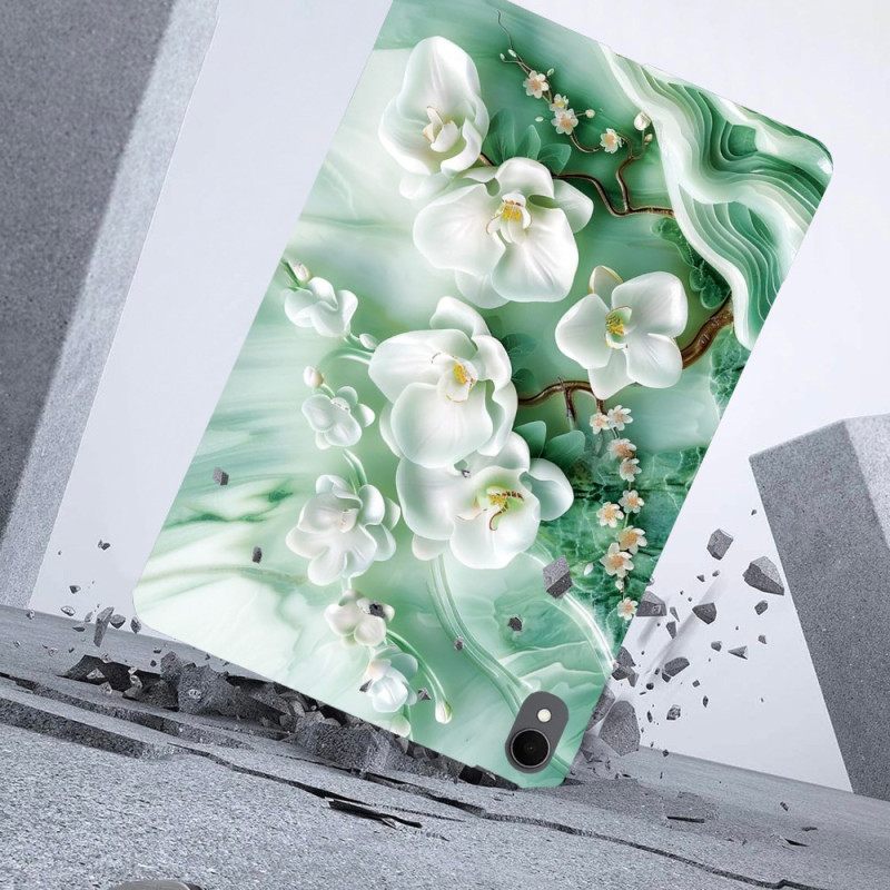 Hoesje Samsung Galaxy Tab S11 Jadebloemen