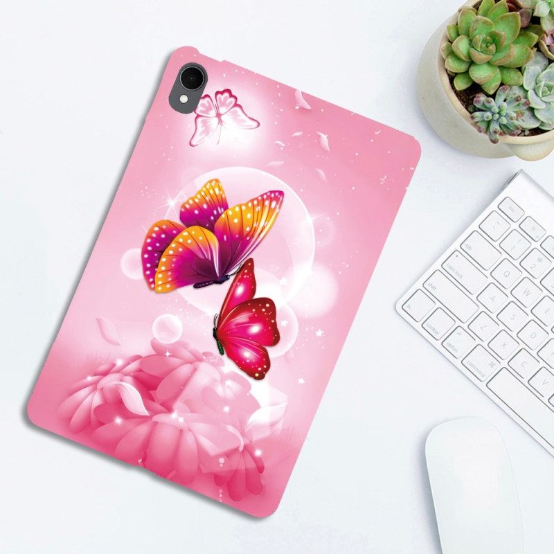 Hoesje Samsung Galaxy Tab S11 Roze Vlinders