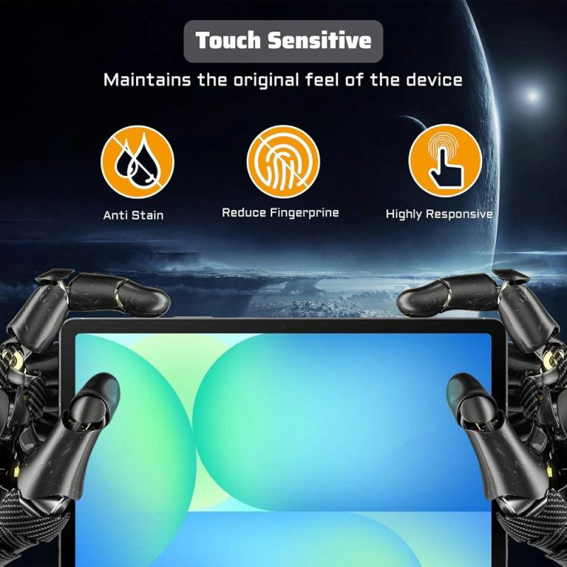 Hoesje Samsung Galaxy Tab S11 Transparant Met Gehard Glazen Schermbeschermer