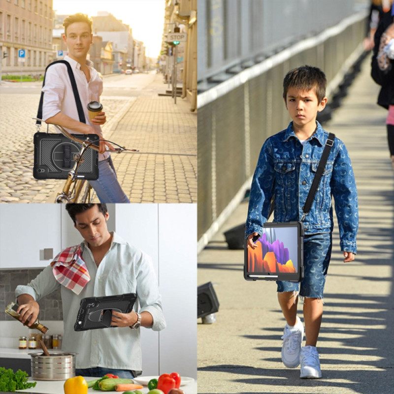 Hoesje Voor Samsung Galaxy Tab S11 Robuust Met Schouderriem