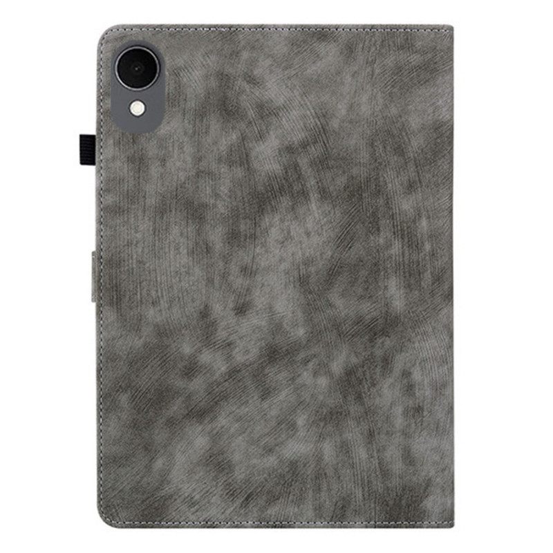 Leren Hoesje Samsung Galaxy Tab S11 Vintage Suède-effect Bescherming Hoesje