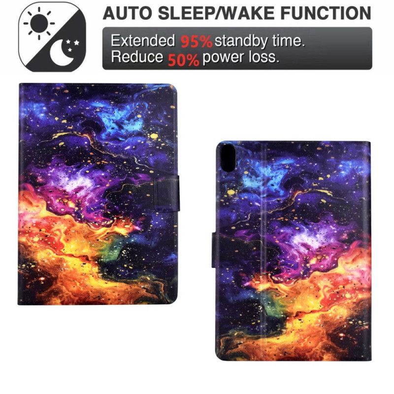 Leren Hoesje Voor Samsung Galaxy Tab S11 Nevel