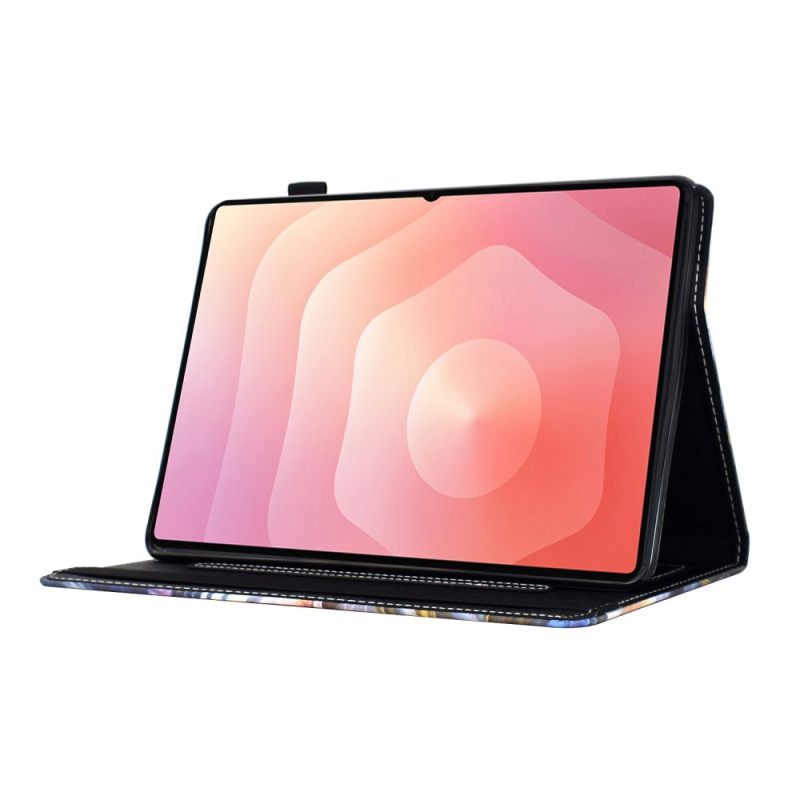 Leren Hoesje Voor Samsung Galaxy Tab S11 Winterkat