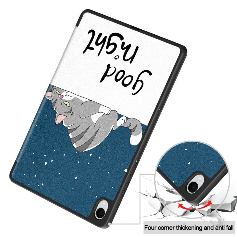 Samsung Galaxy Tab S11 Stylushouder Met 'goede Nacht'-motief