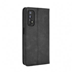 Flip Case voor Realme 7 De Lederen Stijl Cirénius