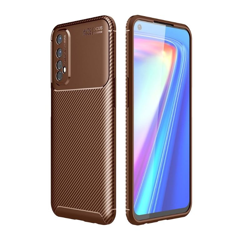 Hoesje voor Realme 7 Koolstofvezeleffect