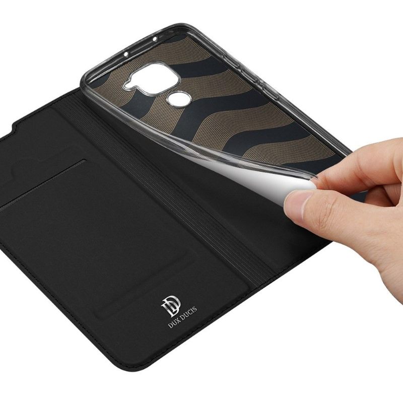 Leren Hoesje voor Xiaomi Redmi Note 9 Bescherming Satijnen Coating