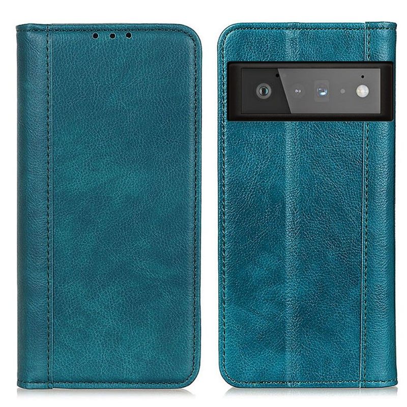 Cover voor Google Pixel 6 Pro Folio-hoesje Kunstleer Sylvester Folio