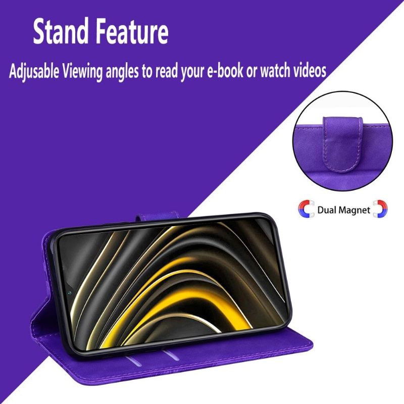 Folio-hoesje voor Google Pixel 6 Pro Bescherming Hoesje Kleurrijke Vlinderbescherming