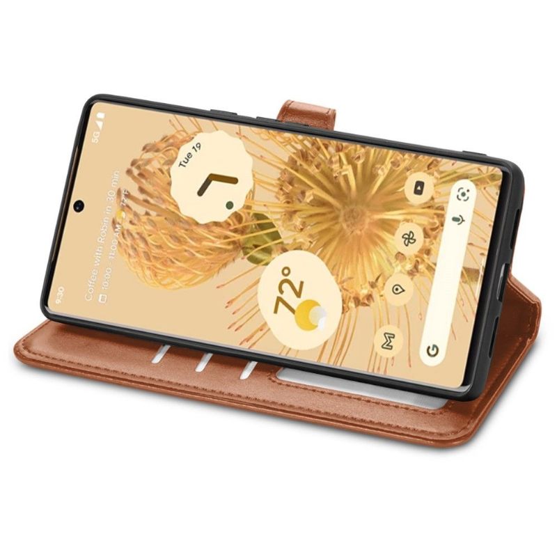 Folio-hoesje voor Google Pixel 6 Pro Indila Kunstleer Kaarthouder