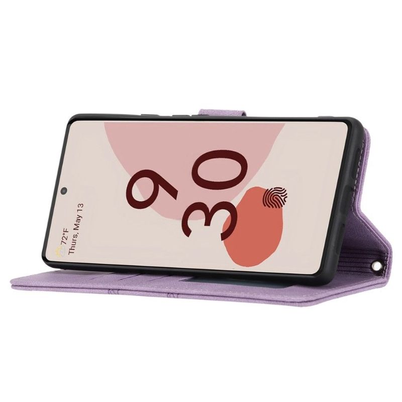Folio-hoesje voor Google Pixel 6 Pro Jackie Kunstleer