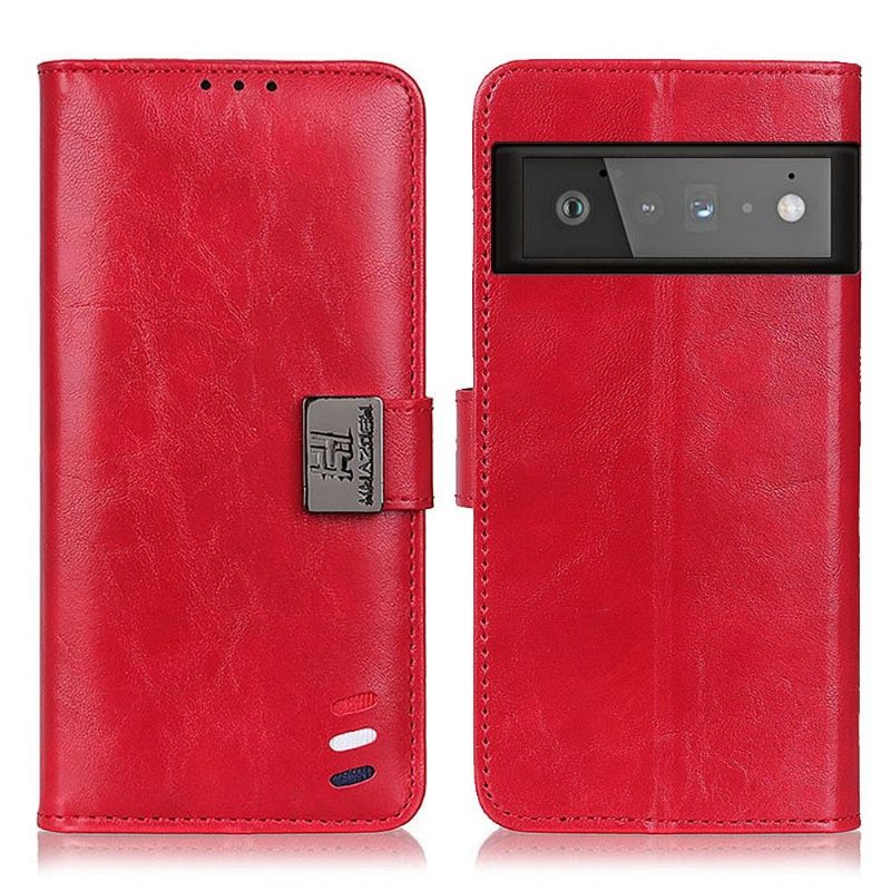 Folio-hoesje voor Google Pixel 6 Pro Khazneh Retro Driekleur