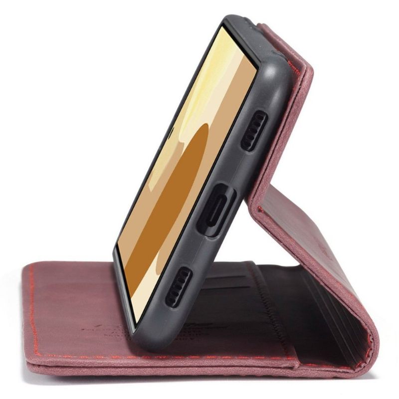 Folio-hoesje voor Google Pixel 6 Pro Kunstleer Retro 013-serie