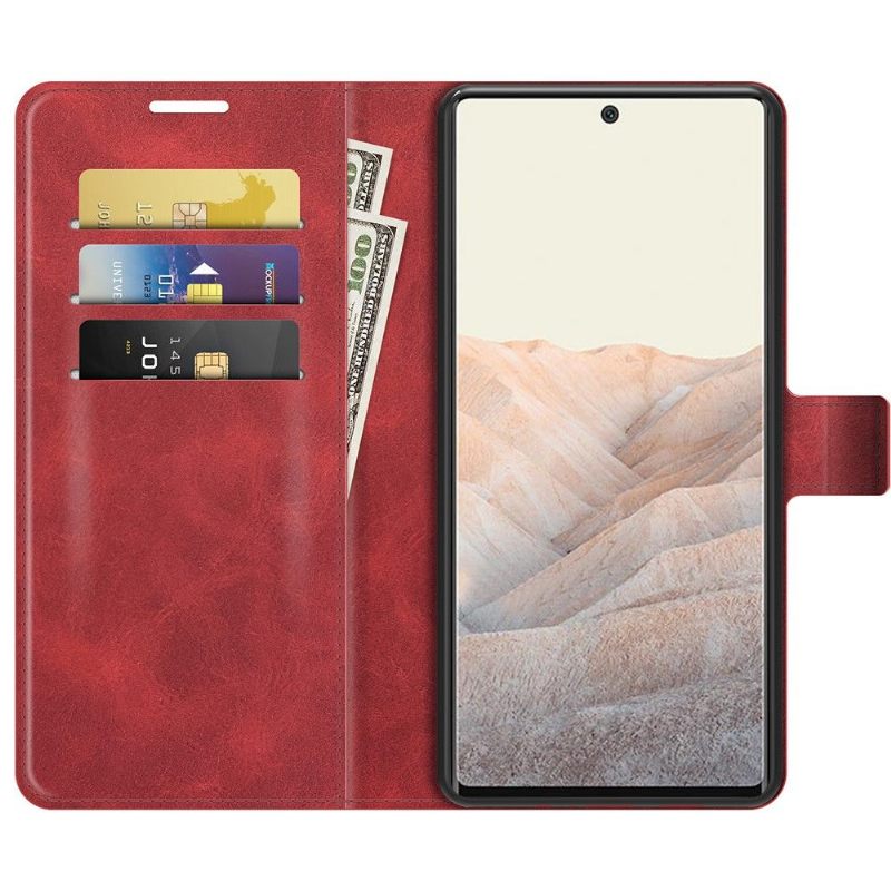 Folio-hoesje voor Google Pixel 6 Pro Portemonnee Leren Leerstijl