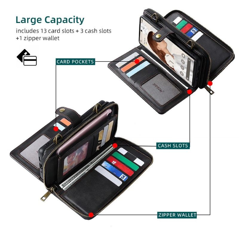 Hoesje Folio-hoesje voor Google Pixel 6 Pro Bescherming Hoesje En Cover 020 Serie