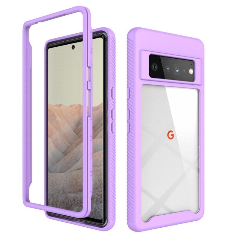 Hoesje voor Google Pixel 6 Pro Hybride Doorzichtige Achterkant Schokbestendig