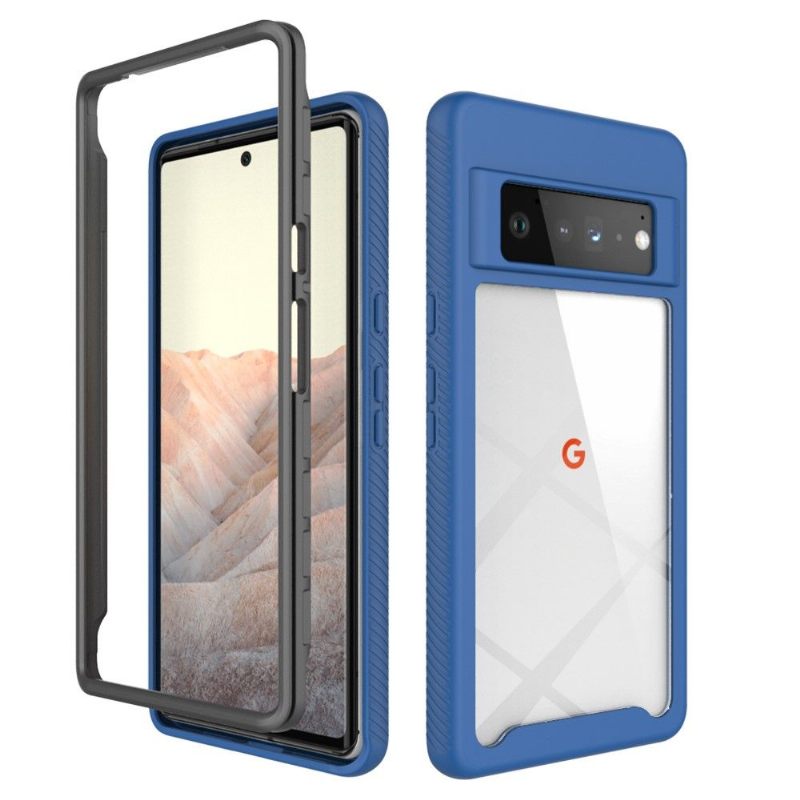 Hoesje voor Google Pixel 6 Pro Hybride Doorzichtige Achterkant Schokbestendig