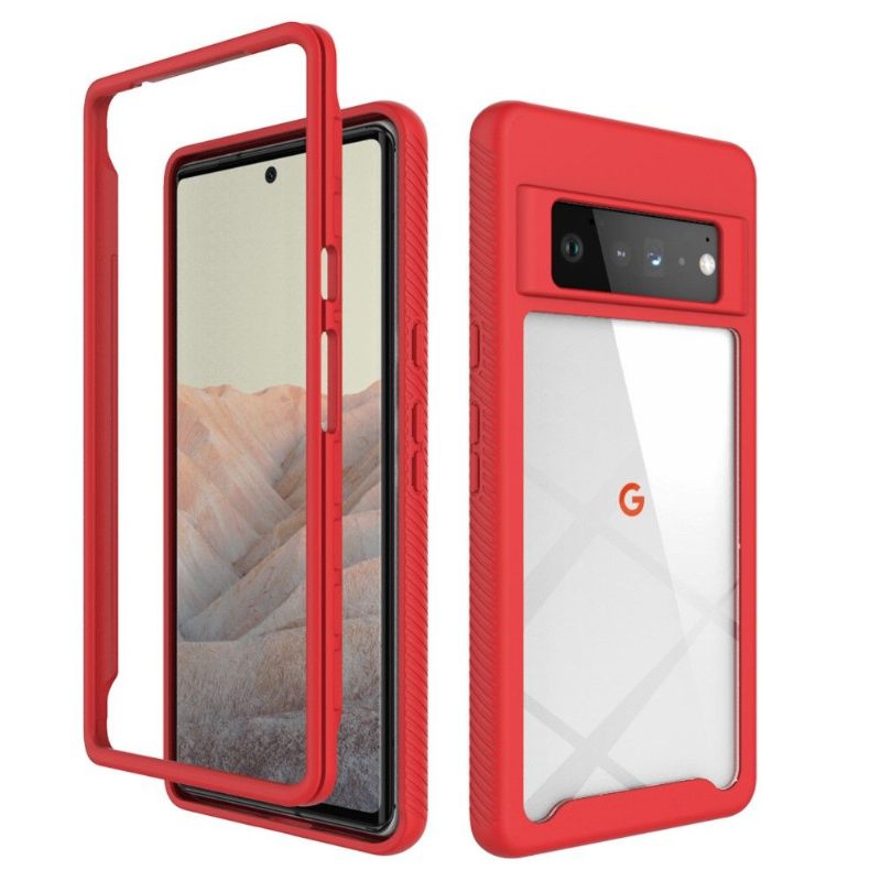 Hoesje voor Google Pixel 6 Pro Hybride Doorzichtige Achterkant Schokbestendig