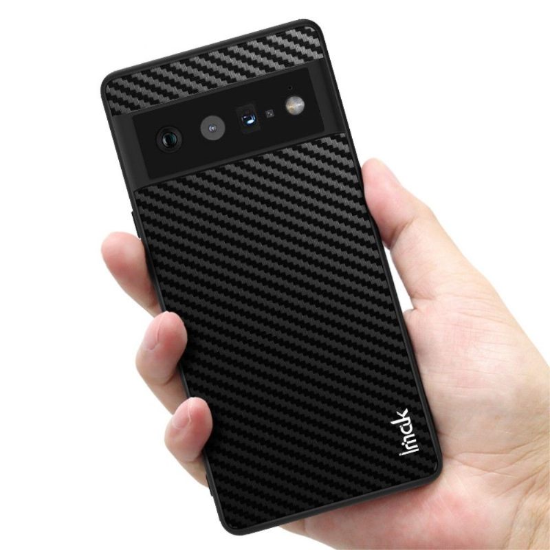 Hoesje voor Google Pixel 6 Pro Imak Carbon Stijl