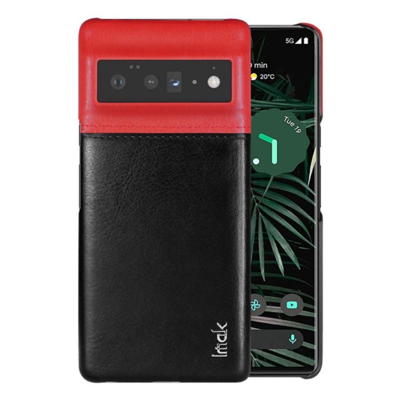 Hoesje voor Google Pixel 6 Pro Imak Tweekleurig Kunstleer