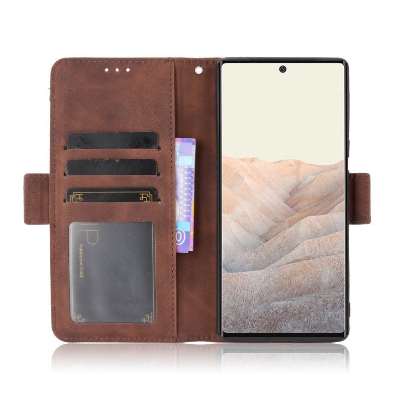Leren Hoesje voor Google Pixel 6 Pro Bescherming Premium Met Kaarthouder