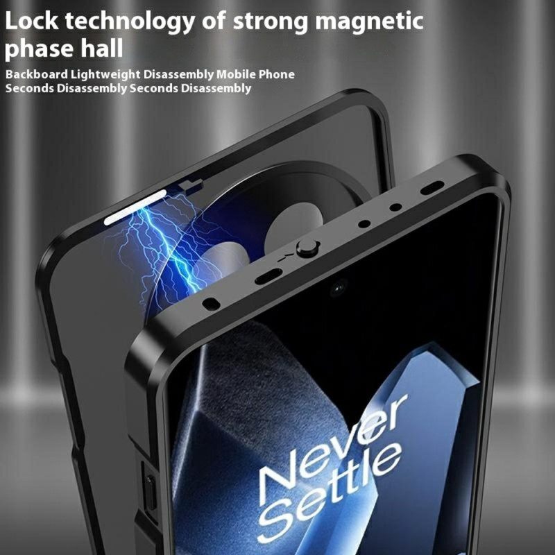 Cover Hoesje Oneplus 13 Telefoonhoesje Automatisch Vergrendelingsmechanisme