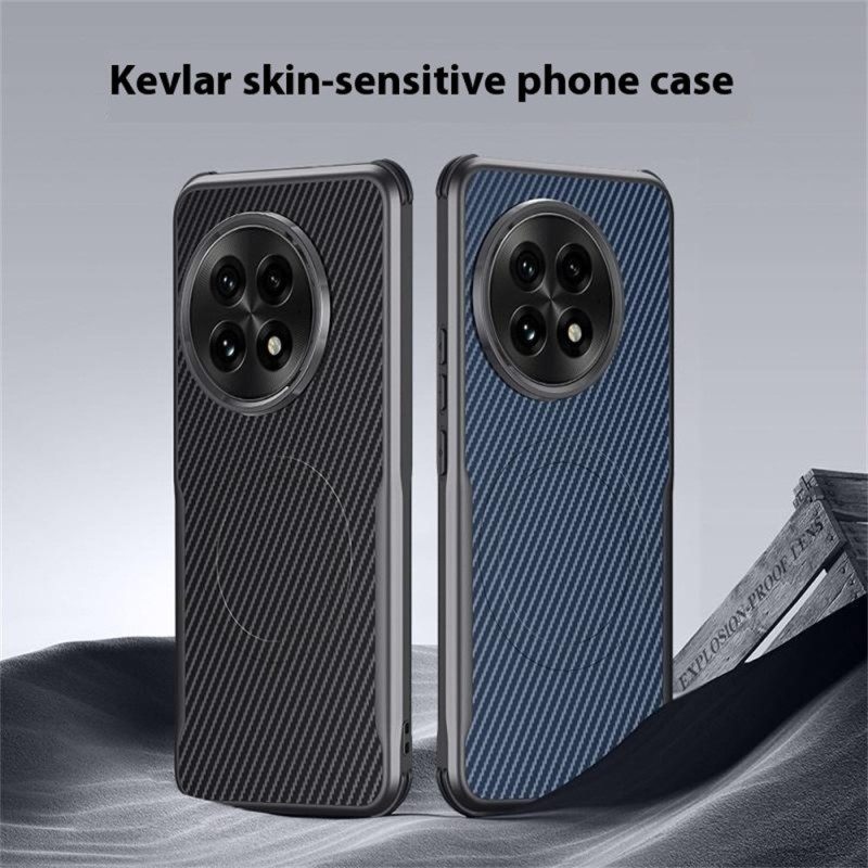 Cover Hoesje Oneplus 13 Telefoonhoesje Koolstofvezel Textuur Magsafe Compatibel