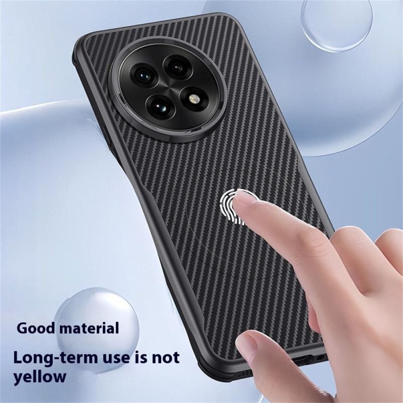 Cover Hoesje Oneplus 13 Telefoonhoesje Koolstofvezel Textuur Magsafe Compatibel