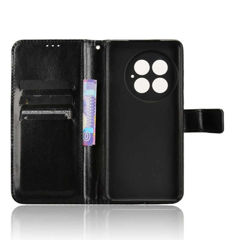 Flip Case Leren Oneplus 13 Opvallend Imitatieleer