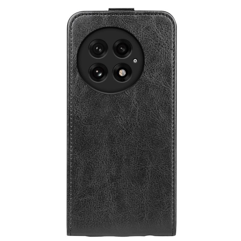 Flip Case Leren Oneplus 13 Verticale Klep
